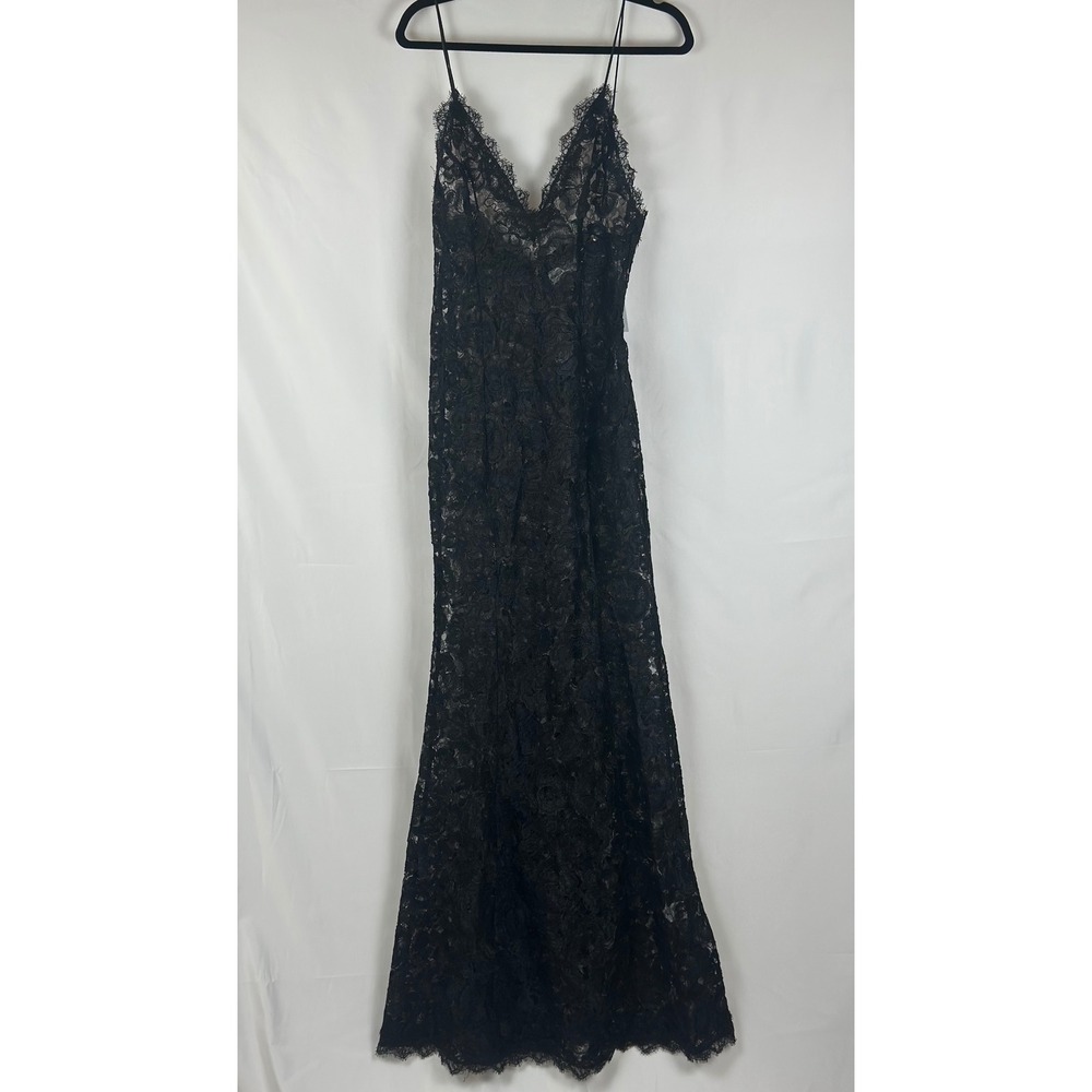 Rebecca Vallance‎ Dixie Black Lace Maxi Gown Sample New w/ Tags